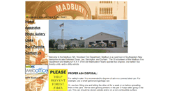 Desktop Screenshot of madburyfire.com